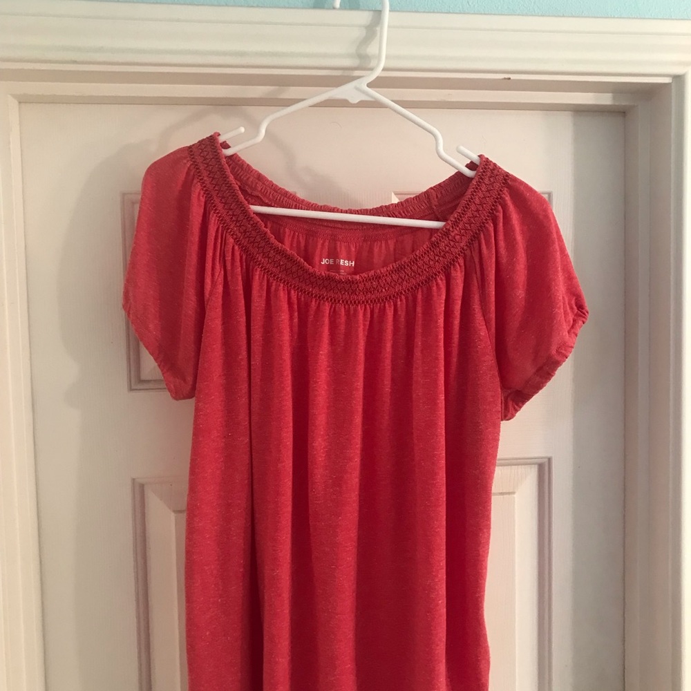 Joe Fresh super cute cotton top. Bought at Nordstrom. Like New!Coral color